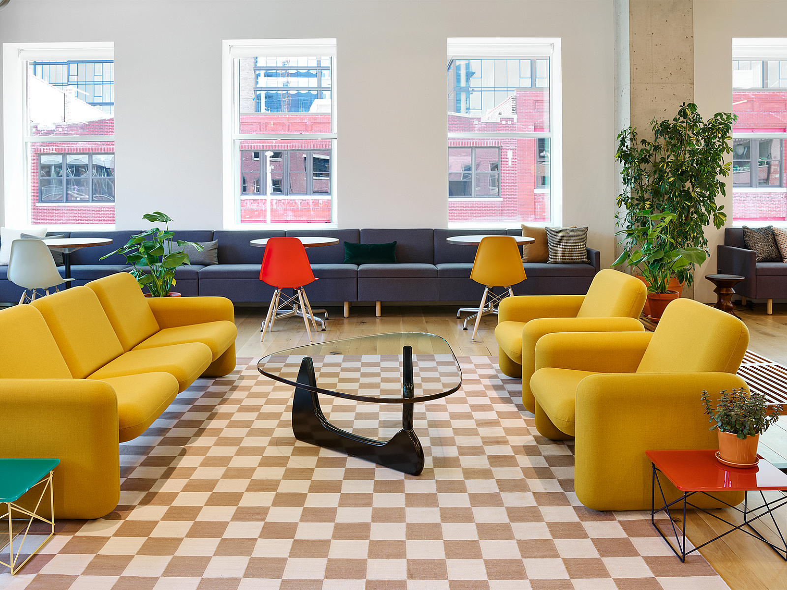 Vibrant furniture from Herman Miller Fulton Market Showroom, Design Days 2023